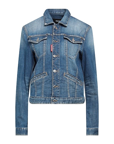 DSQUARED2 Denim jacket Blue 98% Cotton, 2% Elastane