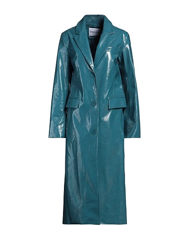 STAND STUDIO Coat Deep teal 50% Polyurethane, 50% Viscose
