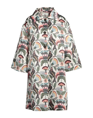 5 PROGRESS Lange Jacke Elfenbein 100% Polyester
