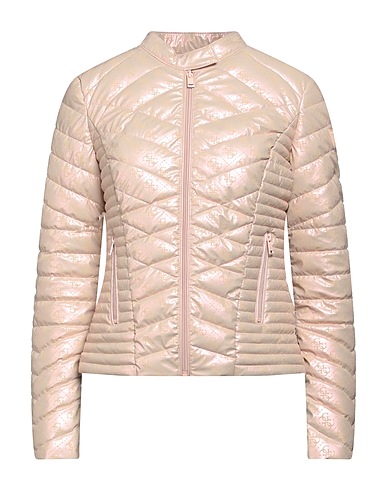 GUESS Shell jacket Pink 100% Polyurethane