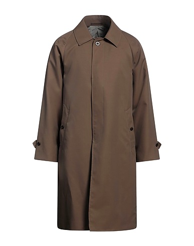 BOGLIOLI Full-length jacket Khaki 49% Polyamide, 43% Virgin Wool, 8% Silk