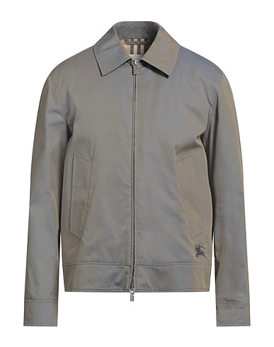 BURBERRY COATS & JACKETS Grey 100% Cotton