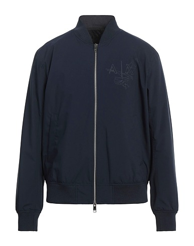 ARMANI EXCHANGE Bomber Midnight blue 100% Polyester, Elastane