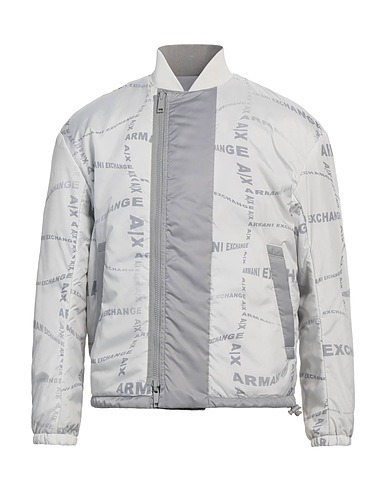 ARMANI EXCHANGE Giubbotto Grigio chiaro 100% Poliestere