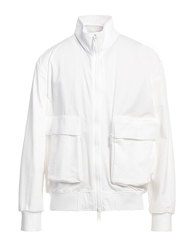 ARMANI EXCHANGE Jacket White 67% Elastomultiester, 33% Polyester, Elastane