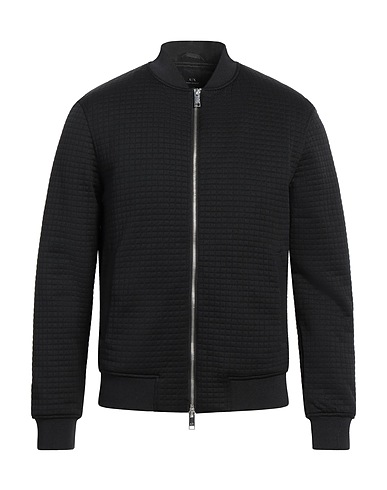 ARMANI EXCHANGE Bomber Black 98% Polyester, 2% Elastane, Viscose, Polyamide