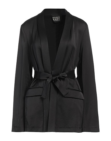 MAISON SCOTCH Blazer Black 66% Viscose, 34% Polyester