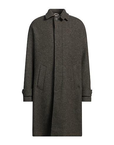 HERNO Coat Military green 100% Virgin Wool