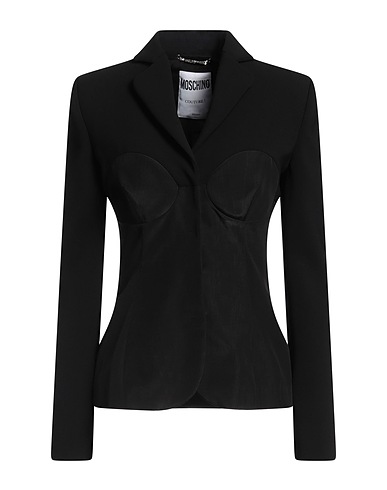 MOSCHINO Cazadora COUTURE Negro 89% Poliéster, 11% Poliuretano