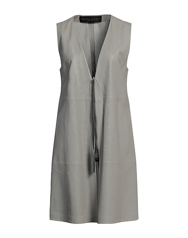 FABIANA FILIPPI Giubbotto Pelle Grigio 100% Pelle, Ecobrass