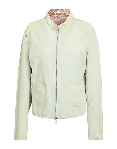 VLAB Giubbotto Verde chiaro 100% Pelle