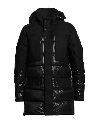BOSS Shell jacket Black 100% Polyamide, Polyester, Polyurethane