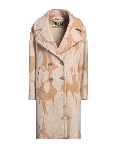 HERNO Cappotto Cammello 50% Lana riciclata, 23% Cotone, 18% Poliammide, 6% Poliestere, 3% Altre Fibre