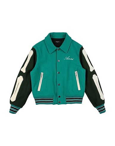 AMIRI Giubbotto Verde smeraldo 75% Lana, 25% Nylon
