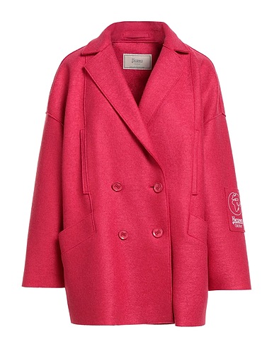 HERNO Coat GLOBE Fuchsia 100% Virgin Wool