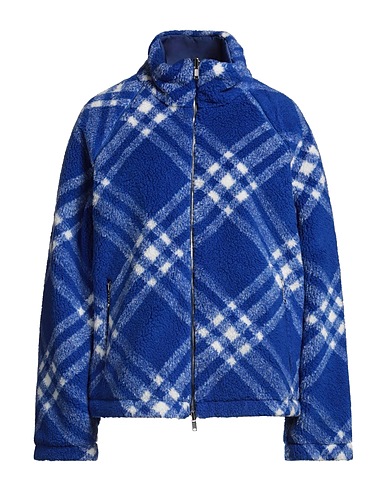 BURBERRY PRORSUM Jacket Bright blue 40% Acrylic, 36% Wool, 24% Polyester