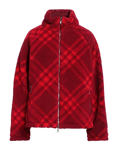 BURBERRY PRORSUM Giubbotto Rosso 40% Acrilico, 36% Lana, 24% Poliestere