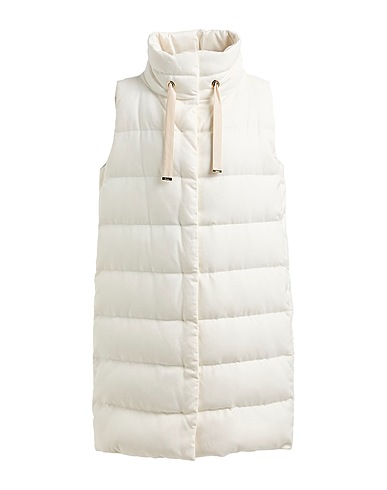 HERNO Shell jacket Cream 51% Silk, 49% Cashmere, Polyester