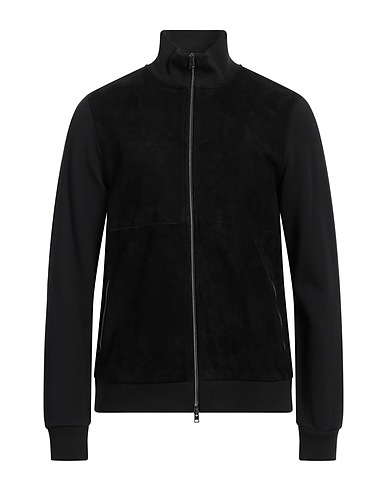 HERNO Jacket Black 100% Goat skin