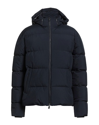 HERNO Shell  jacket Navy 100% Polyester, PTFE - Polytetrafluoroethylene, Polyamide, Elastane