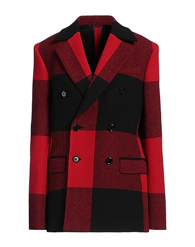 MOSCHINO Coat COUTURE Red 61% Polyamide, 36% Wool, 3% Other Fibres