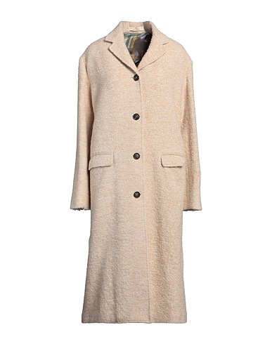 MASSIMO ALBA Coat Beige 45% Alpaca wool, 38% Virgin Wool, 17% Nylon