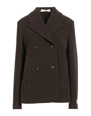 MASSIMO ALBA Coat Chocolate brown 100% Virgin Wool
