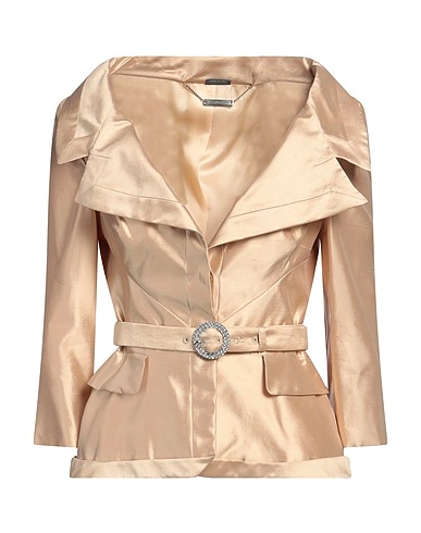MCQUEEN Jacket Sand 100% Silk