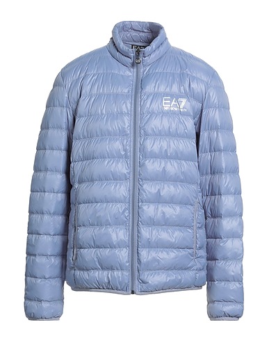 EA7 Shell jacket Light blue 100% Polyamide