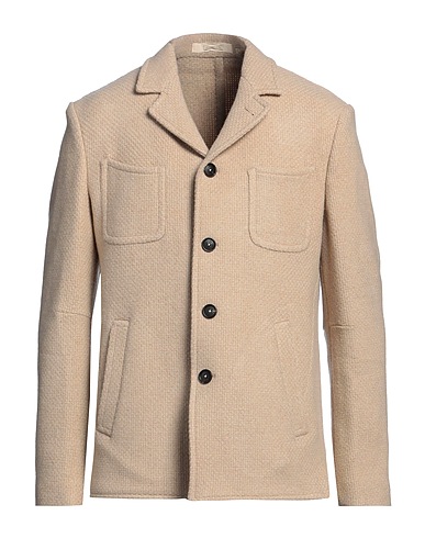 MASSIMO ALBA Coat Beige 100% Virgin Wool