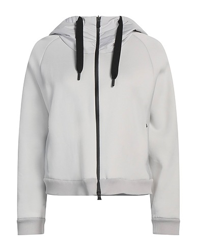 HERNO Hooded track jacket  LAMINAR Light grey 52% Polyamide, 48% Cotton, Polyester, PTFE - Polytetrafluoroethylene