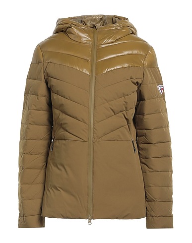 ROSSIGNOL Piumino Verde militare 100% Poliestere, Poliammide