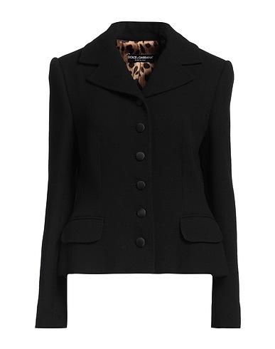 DOLCE&GABBANA ブルゾン ブラック バージンウール 100%