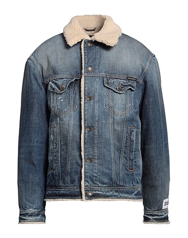 DOLCE&GABBANA Denim jacket Blue 100% Cotton