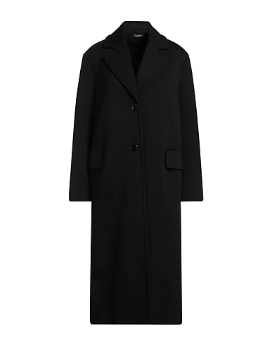 'S MAX MARA Soprabito Nero 96% Viscosa, 4% Elastan
