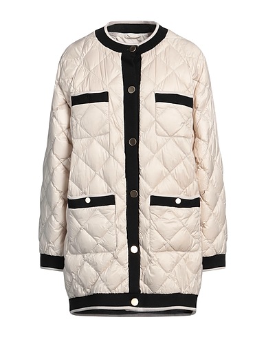 MAX MARA THE CUBE Shell jacket Beige 100% Polyamide, Virgin Wool, Elastane