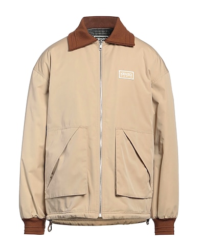 KENZO Jacke Beige 64% Baumwolle, 36% Polyamid, Acryl, Wolle, Elastan