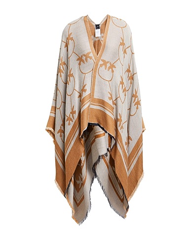 PINKO Cape Camel 42% Acrylic, 42% Wool, 16% Modal