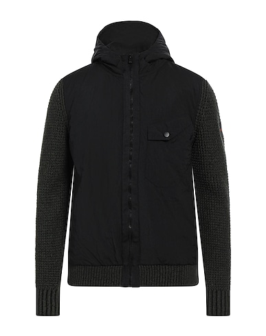 BOSS Jacke Schwarz 63% Wolle, 20% Polyamid, 17% Baumwolle