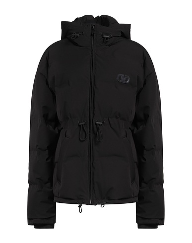 VALENTINO GARAVANI Shell jacket Black 47% Polyamide, 45% Polyester, 8% Elastane