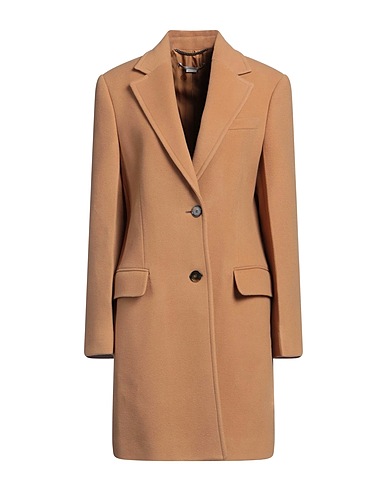 STELLA McCARTNEY Coat Camel 100% Wool