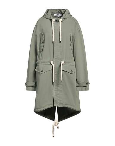 JW ANDERSON Full-length jacket Military green 100% Cotton