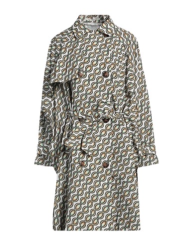EMMA & GAIA Double breasted pea coat Off white 100% Polyester