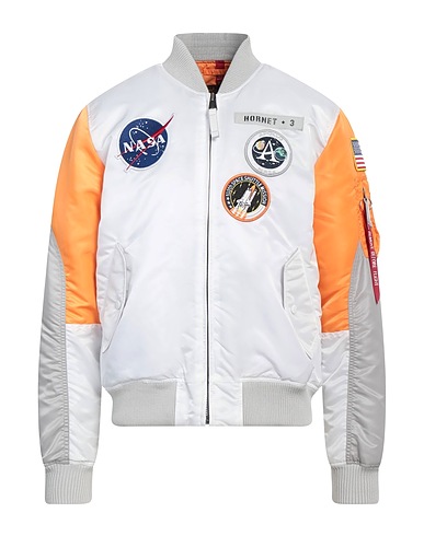ALPHA INDUSTRIES Jacket White 100% Nylon