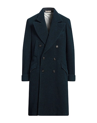 MASSIMO ALBA Coat Deep teal 100% Wool