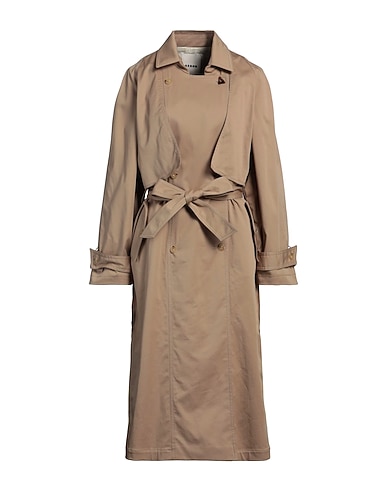 AERON Full-length jacket Beige 100% Cotton