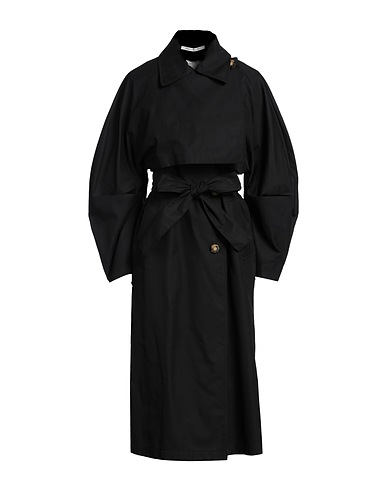 EMMA & GAIA Lange Jacke Schwarz 55% Polyester, 45% Viskose