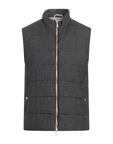ELEVENTY Gilet Lead 71% Wool, 15% Silk, 14% Linen