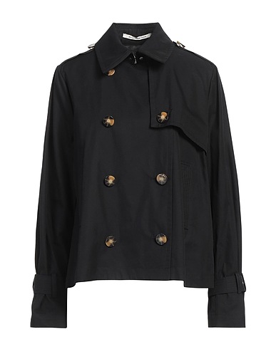 EMMA & GAIA ピーコート&ダブルブレスト ブラック コットン 65% / ポリエステル 35%