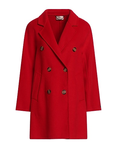 TOY G. Coat Red 50% Wool, 50% Polyester